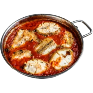 Bacalao con salsa de tomate