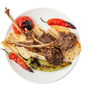 Chuletillas de cordero a la brasa