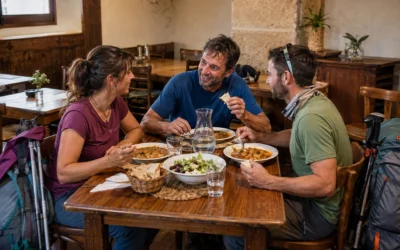 Una parada para reponer fuerzas en el Camino de Santiago por Los Arcos
